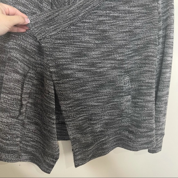 Knox Rose Black/Gray Knit Open Cardigan Sweater S - Picture 3 of 6